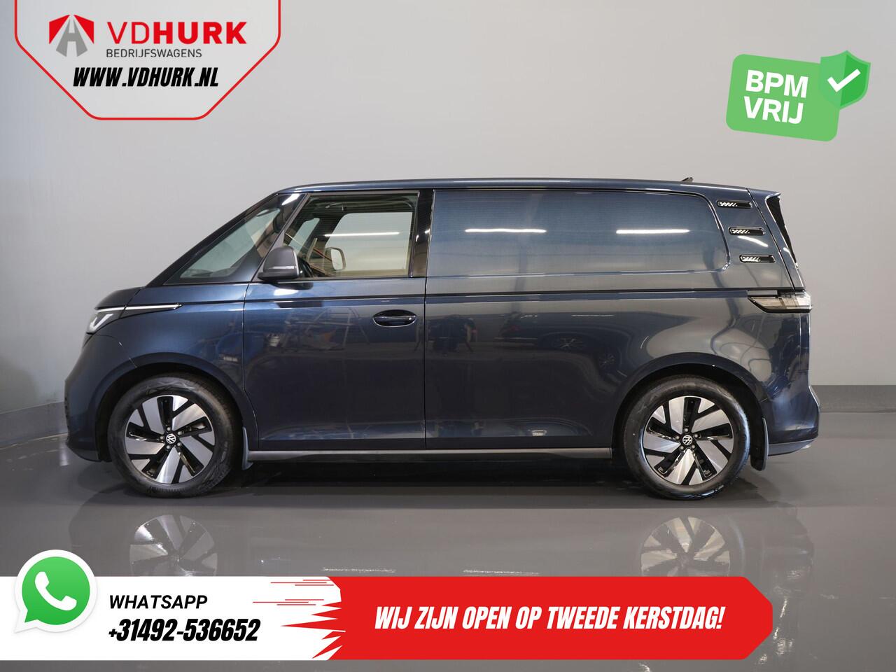 Volkswagen ID. Buzz Cargo 77 kWh 423km WLTP/ Adapt. Cruise/ Elek. Trekhaak/ Stoelverw./ Stuurverw./ Carplay/ Camera/ PDC/ LMV
