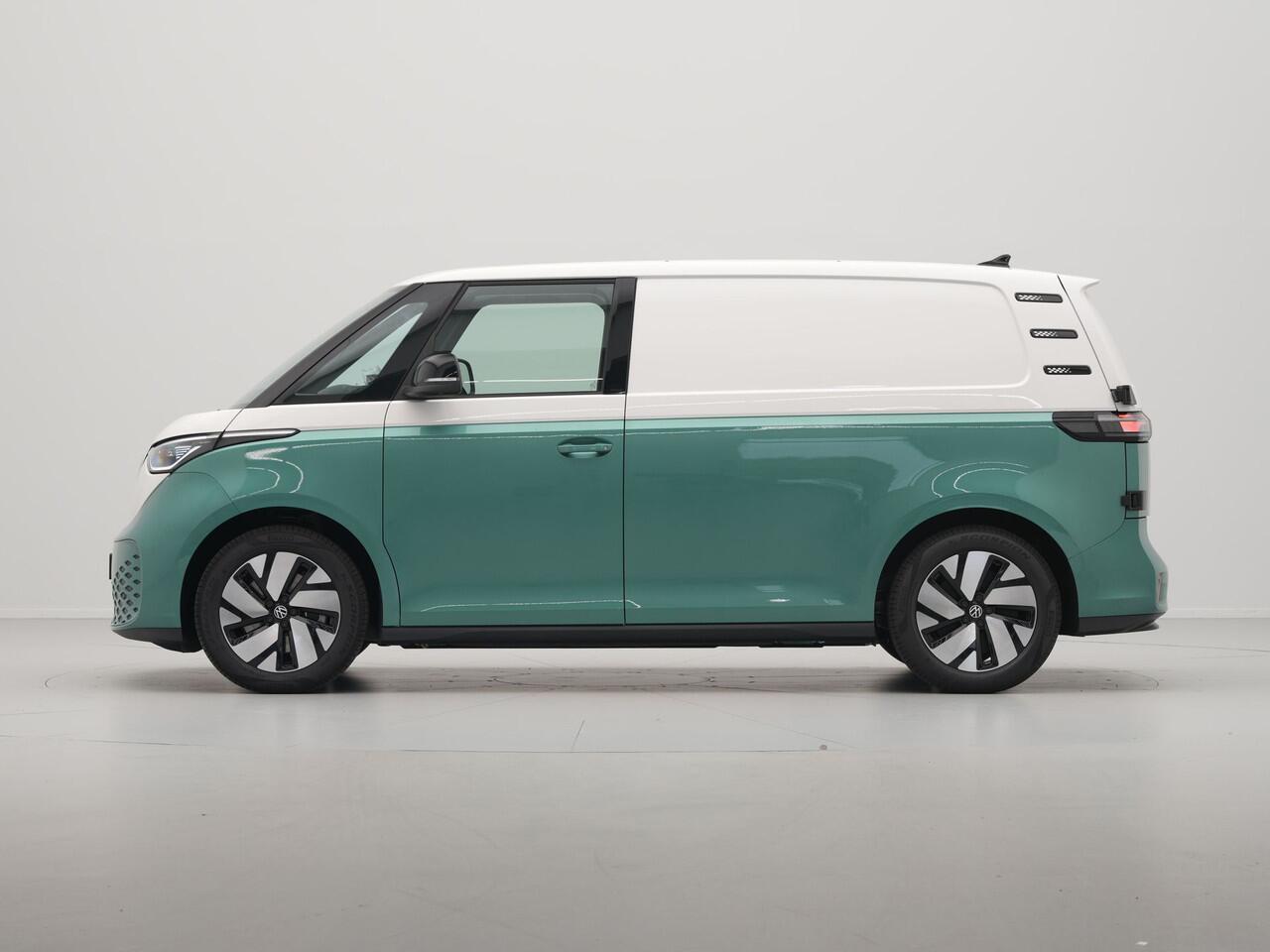 Volkswagen ID. Buzz Cargo Anniversary Edition 79 kWh 210kW 286PK Two Tone Wit/Mintgroen