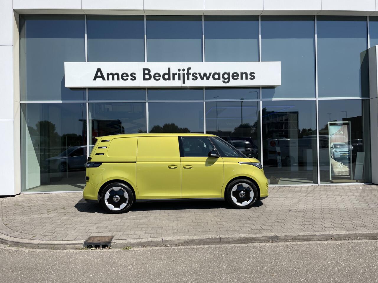 Volkswagen ID. Buzz Cargo Bulli edition 79 kWh Actieprijs! | 360 Camera | App Connect | Trekhaak | 3 Zits