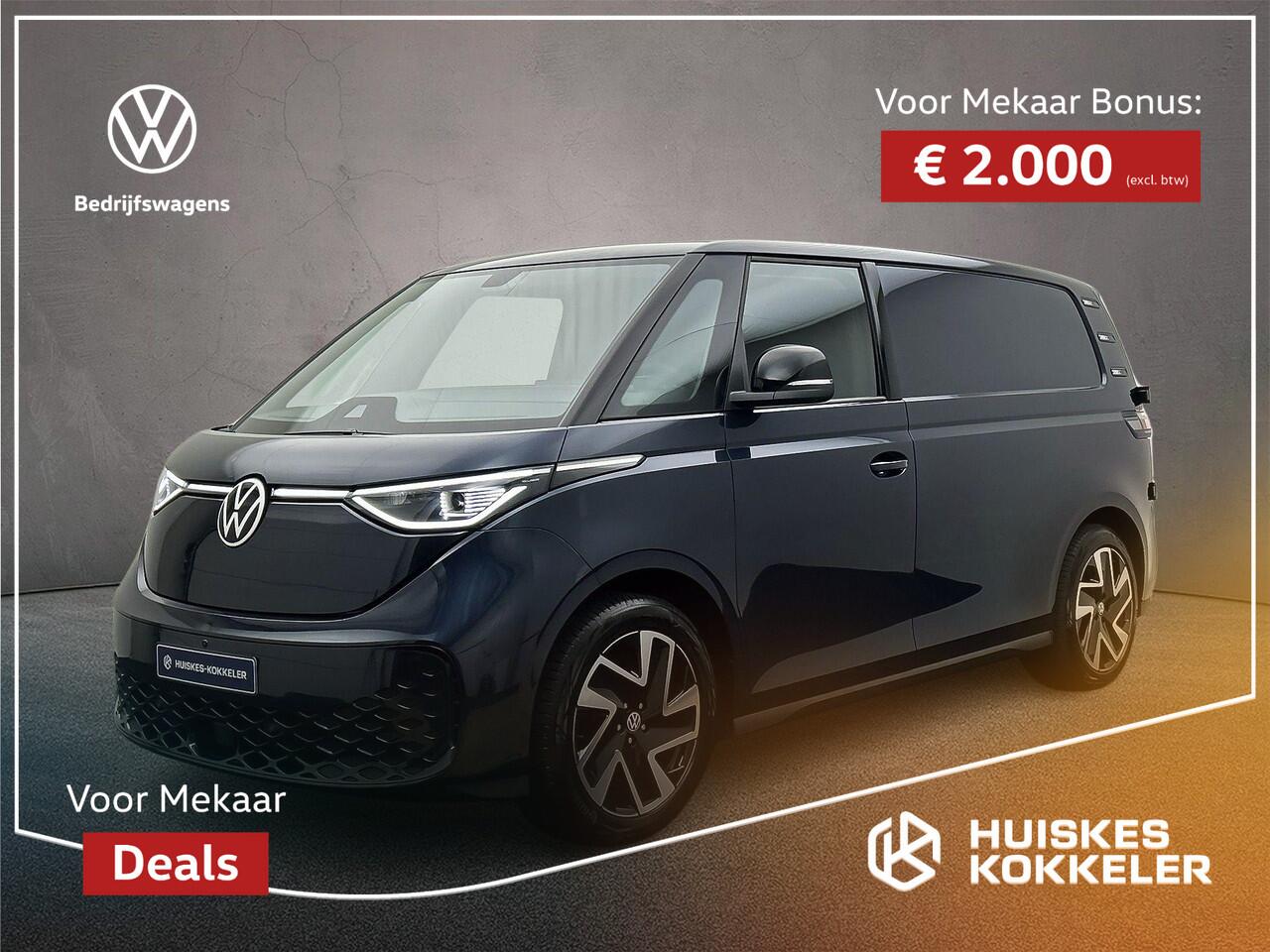 Volkswagen ID. Buzz Cargo Anniversary Edition 286pk 79 kWh > netto ACTIEprijs excl. BTW en kosten rijklaarmaken <