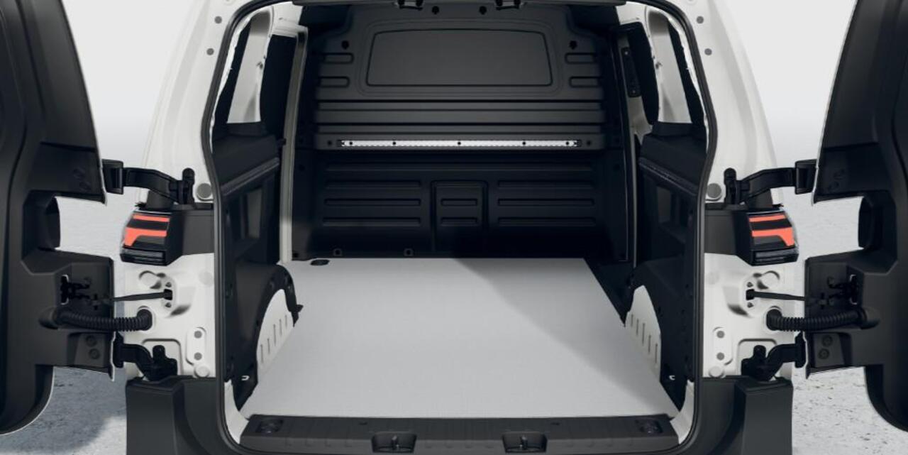 Volkswagen ID. Buzz Cargo Bedrijfswagens Economy Business 210 kW (286 pk) Elektromotor | Voorstoelen verwarmbaar | Bekleding, stof robuust | 360 graden camera | Trekhaak | Assistance pakket plus |