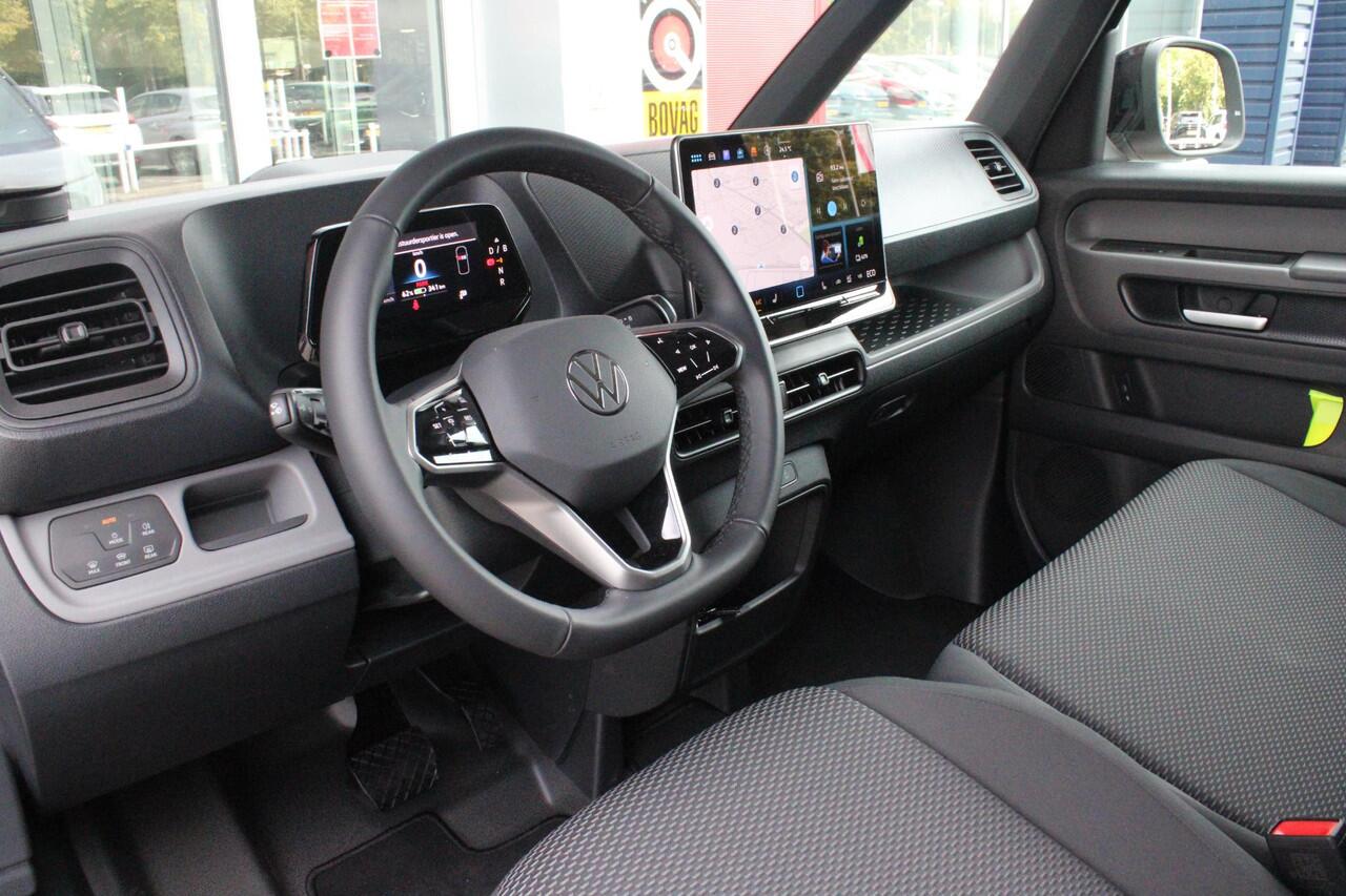 Volkswagen ID. Buzz Cargo 79 kWh | TREKHAAK ELEKTRISCH WEGKLAPBAAR | LAADRUIMTE PAKKET | STOEL/VOORRUIT VERWARMING | ELEKTRISCH BEDIENBARE SCHUIFDEUR | NAVIGATIE DISCOVER PRO | DRAADLOZE APPLE CARPLAY/ANDROID AUTO | CLIMATE CONTROL | ACHTERUITRIJ CAMERA | DODEHOEK DETECTIE | ADAPT