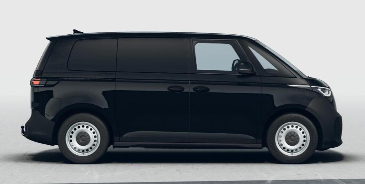 Volkswagen ID. Buzz Cargo Bedrijfswagens Economy Business 210 kW (286 pk) Elektromotor | Voorstoelen verwarmbaar | Bekleding, stof robuust | 360 graden camera | Trekhaak | Assistance pakket plus |