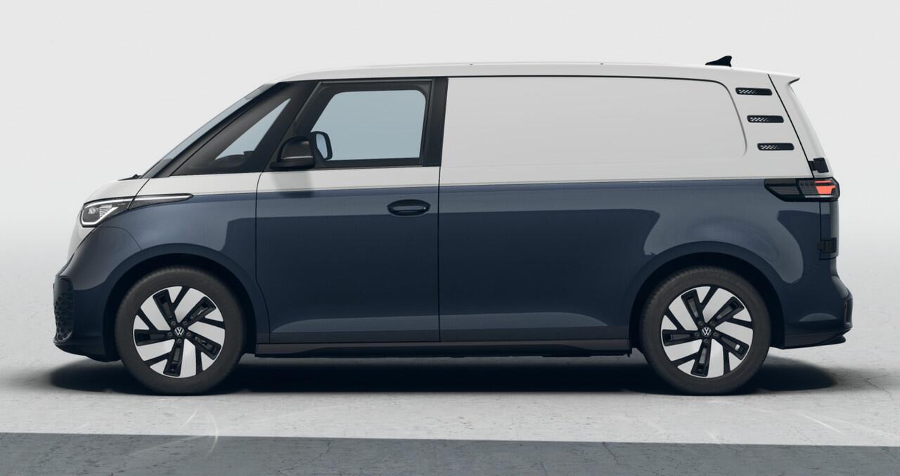 Volkswagen ID. Buzz Cargo Anniversary Edition 286pk 86kWh > Gelimiteerde editie; netto prijs excl. BTW en kosten rijklaarmaken < | Climatronic | Achterdeuren | Trekhaak |