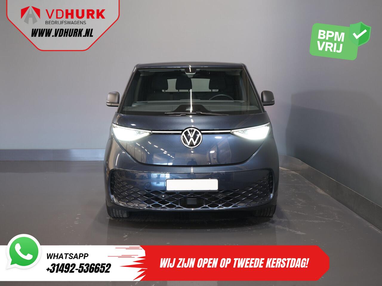 Volkswagen ID. Buzz Cargo 77 kWh 423km WLTP/ Adapt. Cruise/ Elek. Trekhaak/ Stoelverw./ Stuurverw./ Carplay/ Camera/ PDC/ LMV