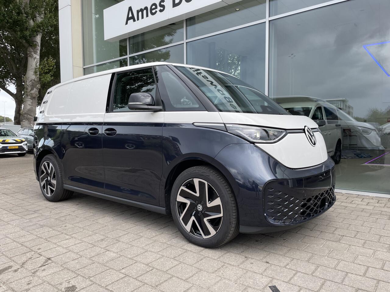 Volkswagen ID. Buzz Cargo Anniversary Edition 79 kWh 4MOTION 340 PK | Trekhaak 1.800KG trekken | 360 graden camera | Achterdeuren