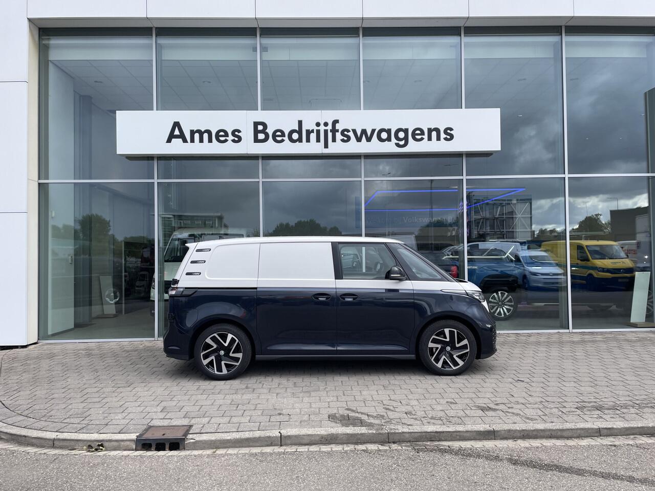 Volkswagen ID. Buzz Cargo Anniversary Edition 79 kWh 4MOTION 340 PK | Trekhaak 1.800KG trekken | 360 graden camera | Achterdeuren