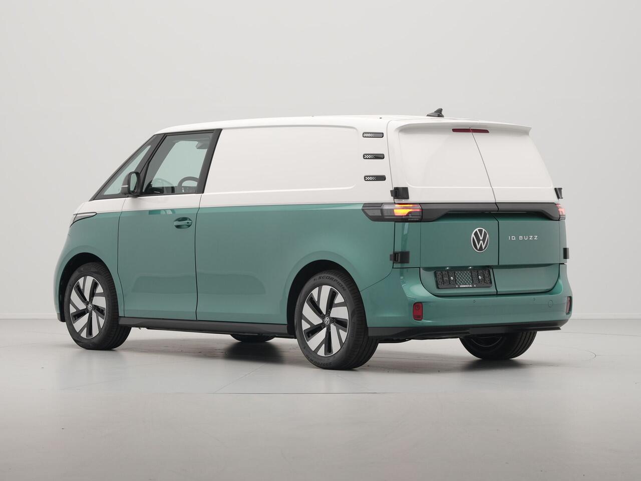 Volkswagen ID. Buzz Cargo Anniversary Edition 79 kWh 210kW 286PK Two Tone Wit/Mintgroen