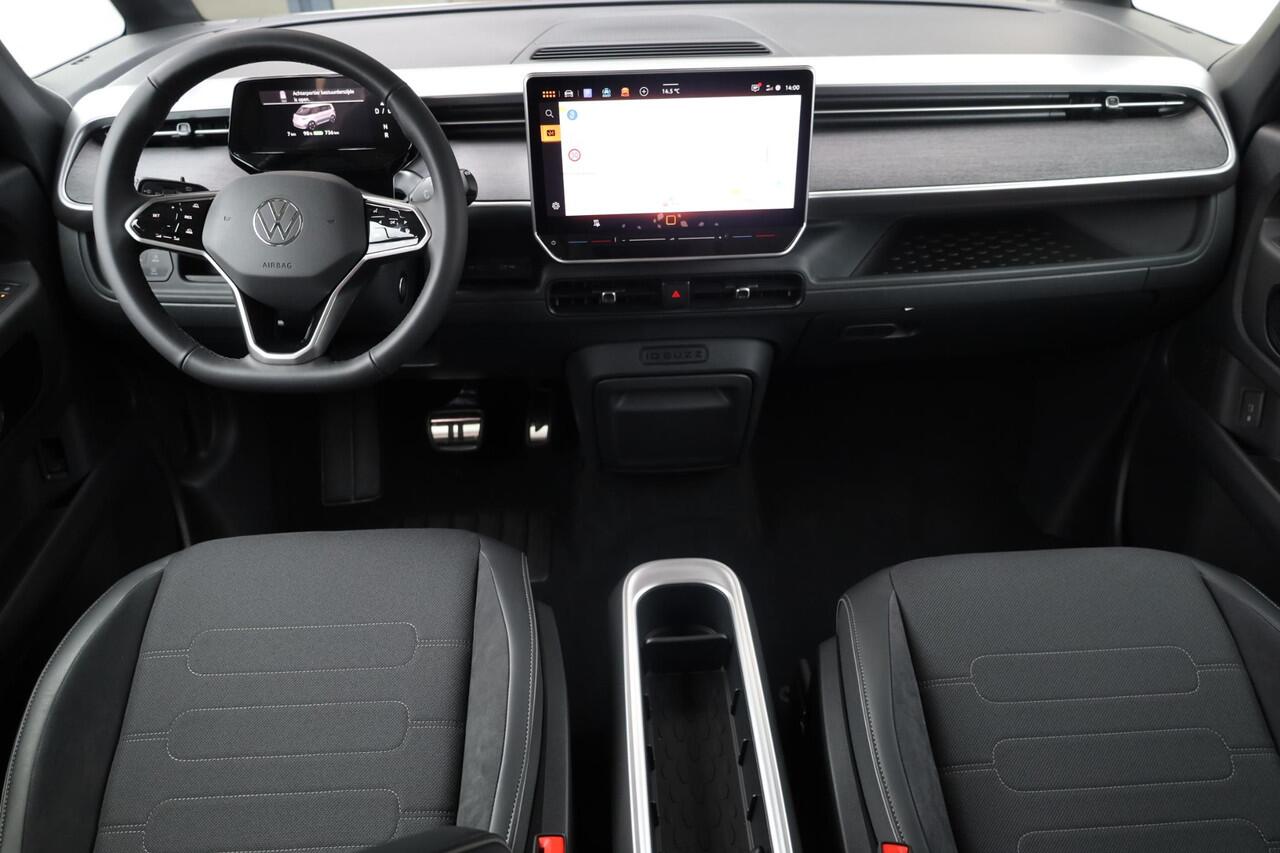 Volkswagen ID. Buzz Pro Bulli 86 kWh LWB 7p. 268PK / 210kW LED Matrix IQ.Light, rondomzicht camera, voorstoelen verwarmbaar met massagefunctie, Apple Carplay & Android Auto, achteruitrijcamera, elektrische schuifdeur links + rechts, Keyless Entry, dynamische grootlichtassist