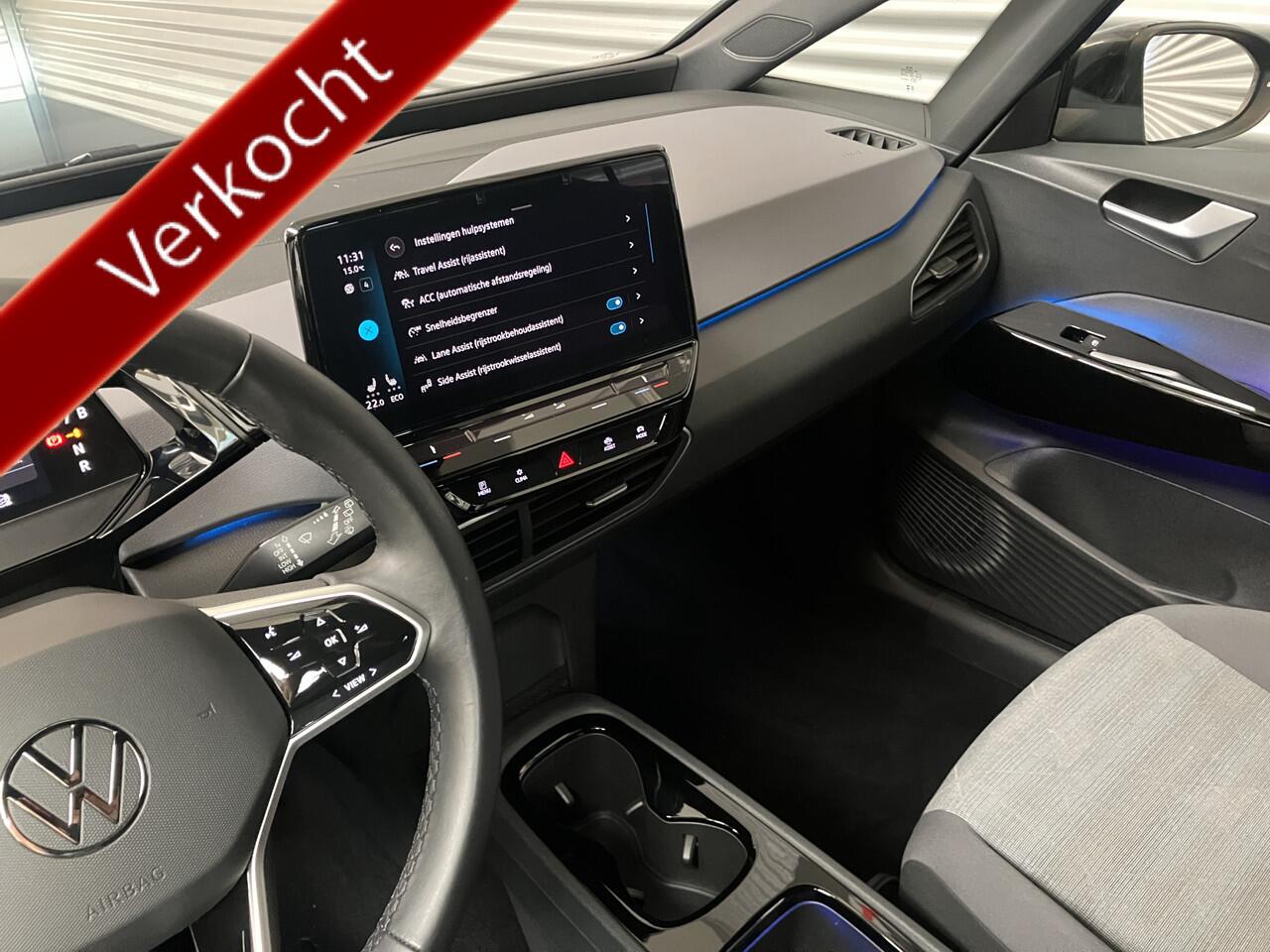 Volkswagen ID.3 Pro 58 kWh/PDC/CAM/KEY-LESS/DODE HOEK/18INCH/ENZ