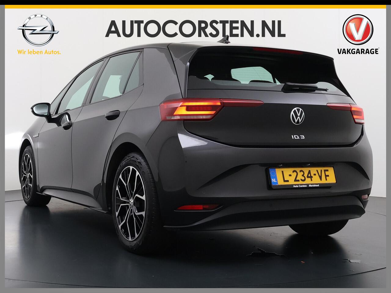 Volkswagen ID.3 Pro 58kWh Apple Carplay Android Adap.Cruise App-Connect SOH 92% Navi Ecc Pdc-a+v Voorklimatisering Stoelverwarming Bordherkenning Lane-Assist Lmv Led Rijstrooksensor Origineel Nederlandse Auto 1e eigenaar