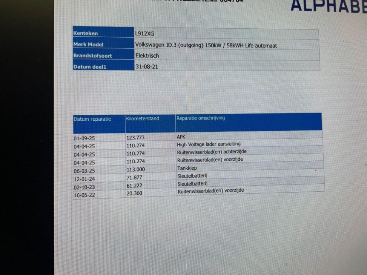 Volkswagen ID.3 Life 58 kWh - Carplay, Navi, Cruise, Stoel/Stuur verwarming, SOH 89%