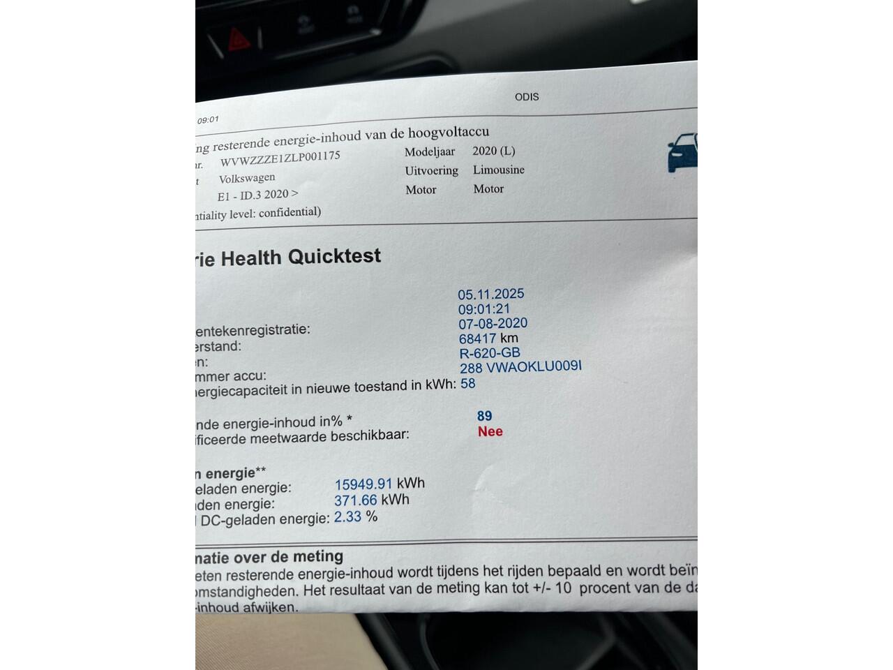 Volkswagen ID.3 First 58 kWh 204pk SOH 89% Navigatie