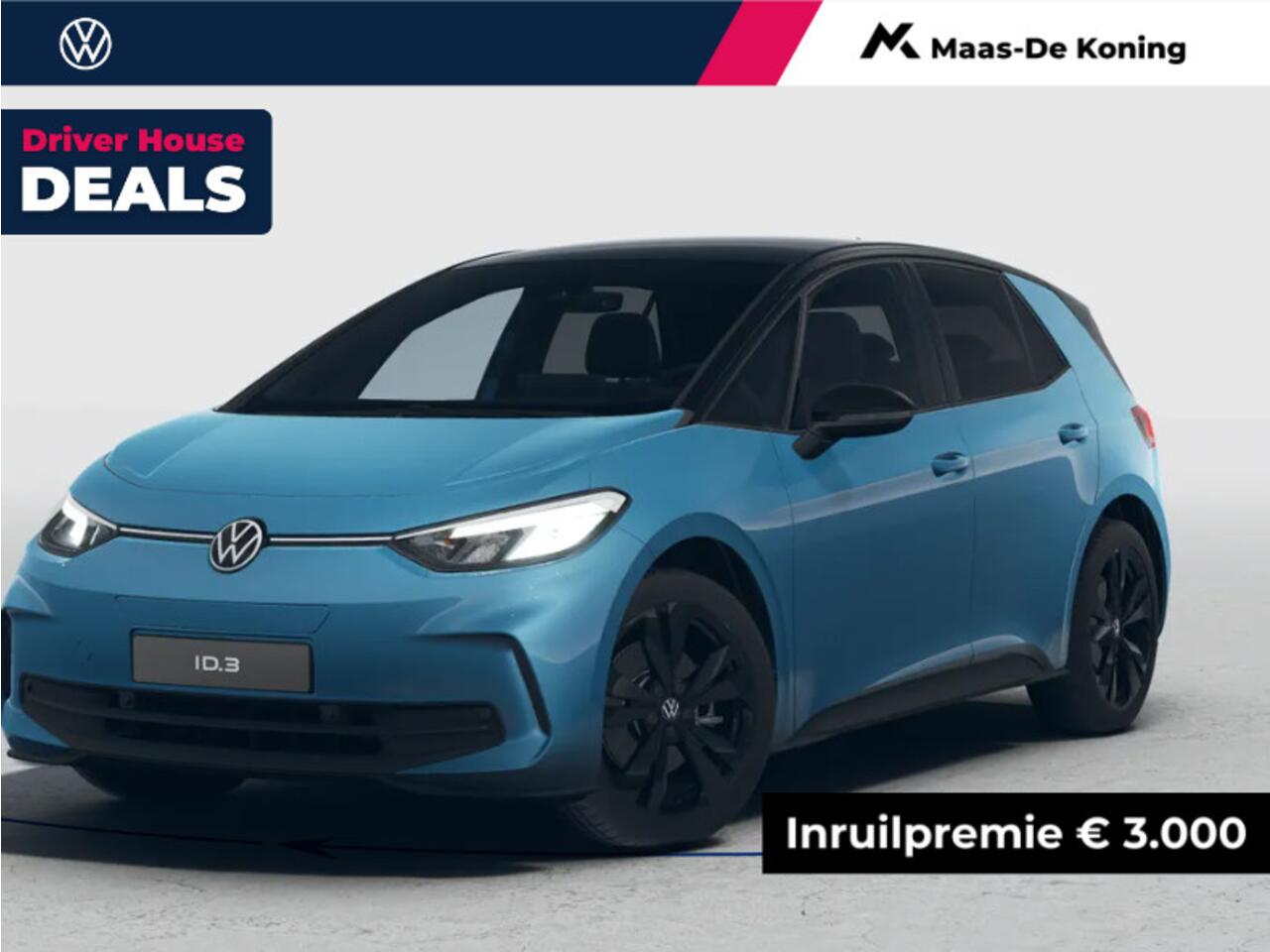 Volkswagen ID.3 Limited Edition 52 kWh accu 170 pk · Parkeersensoren voor en Achter · Multifunctioneel stuurwiel · Prijs is inclusief inruilpremie ·
