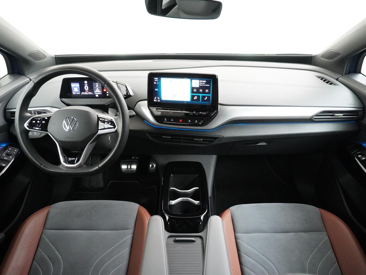 Volkswagen ID.4 First 77kWh Trekhaak Adap.Cruise Camera Pdc Android Auto Apple Carplay Stoelverwarming Navi Ecc Mirrorlink Privacy Glas Lmv Keyless DAB SOH=90% Origineel Nederlandse Auto 1.000KG Trekgewicht