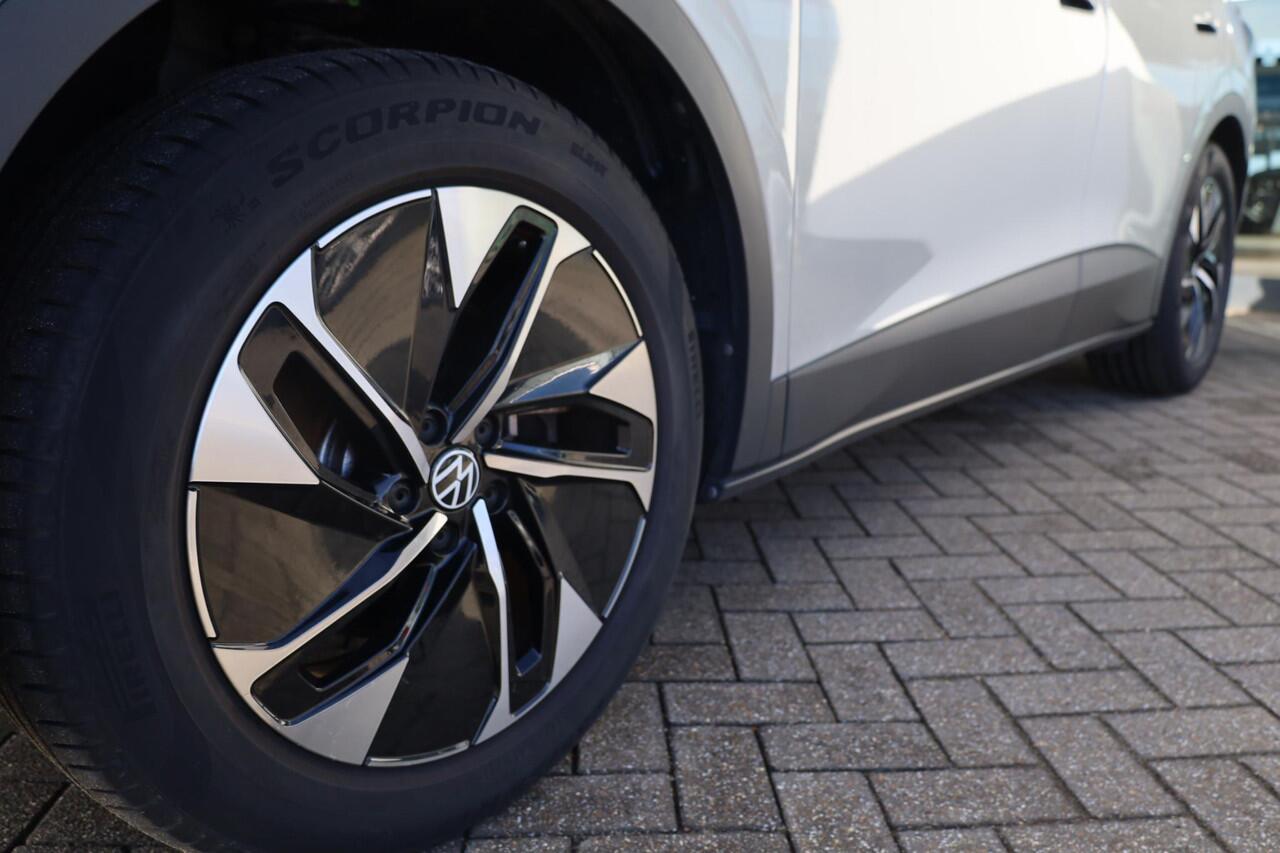 Volkswagen ID.4 Pro 77 kWh SOH 92% warmtepomp, Lederen bekleding met elektrische verstelbare stoelen, rondomzicht camera area view, stuurwiel verwarming, discover pro navigatie, elektrische achterklep, easy open & close, ACC, side assist, 2 zone clima