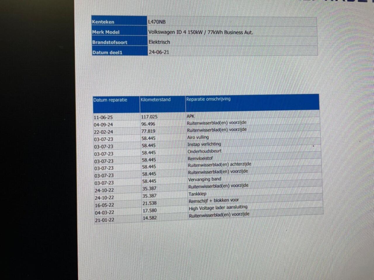 Volkswagen ID.4 Business 77 kWh - Carplay, Camera, Stoel/stuur verwarming, SOH 89%