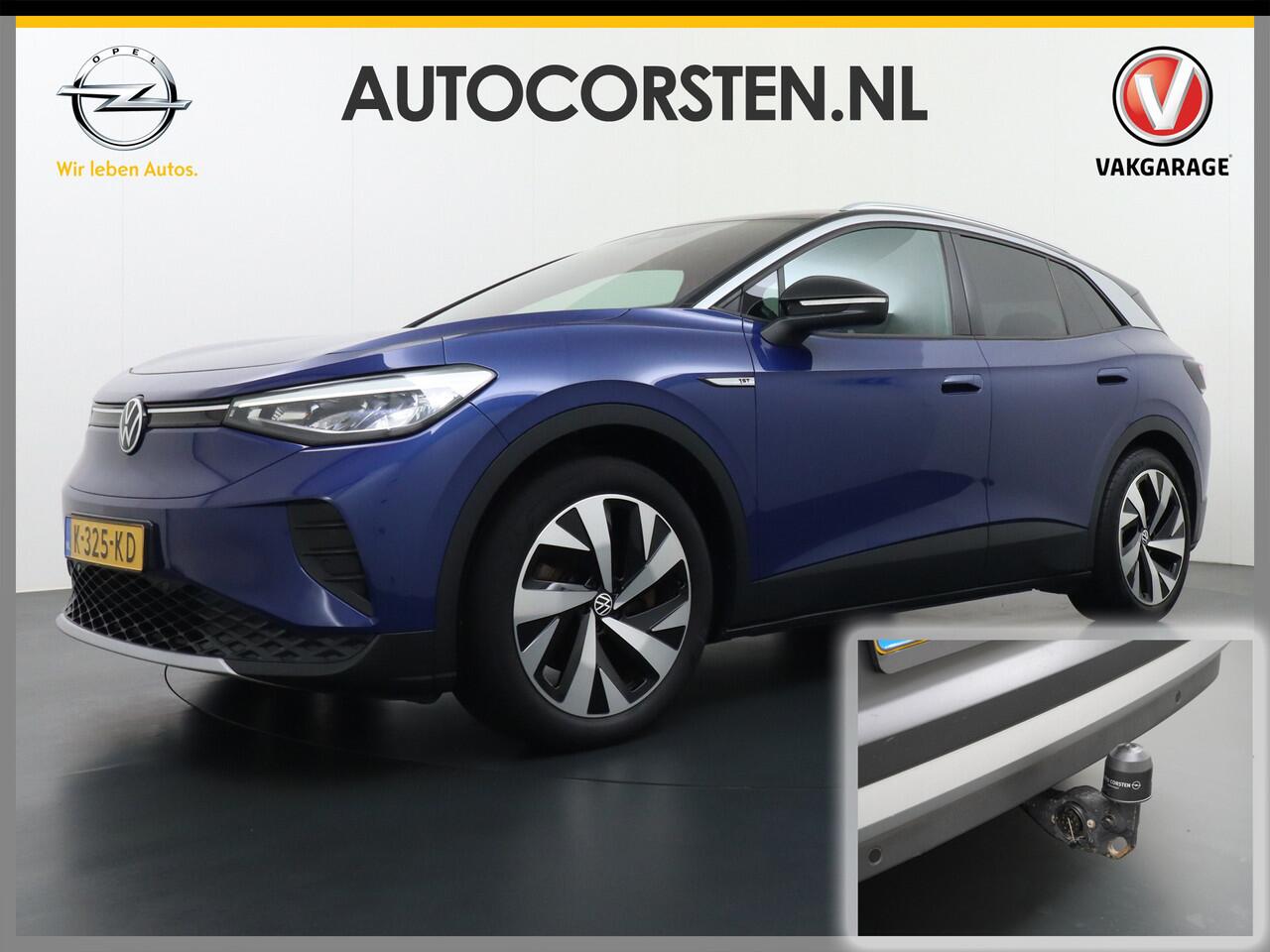 Volkswagen ID.4 First 77kWh Trekhaak Adap.Cruise Camera Pdc Android Auto Apple Carplay Stoelverwarming Navi Ecc Mirrorlink Privacy Glas Lmv Keyless DAB SOH=90% Origineel Nederlandse Auto 1.000KG Trekgewicht