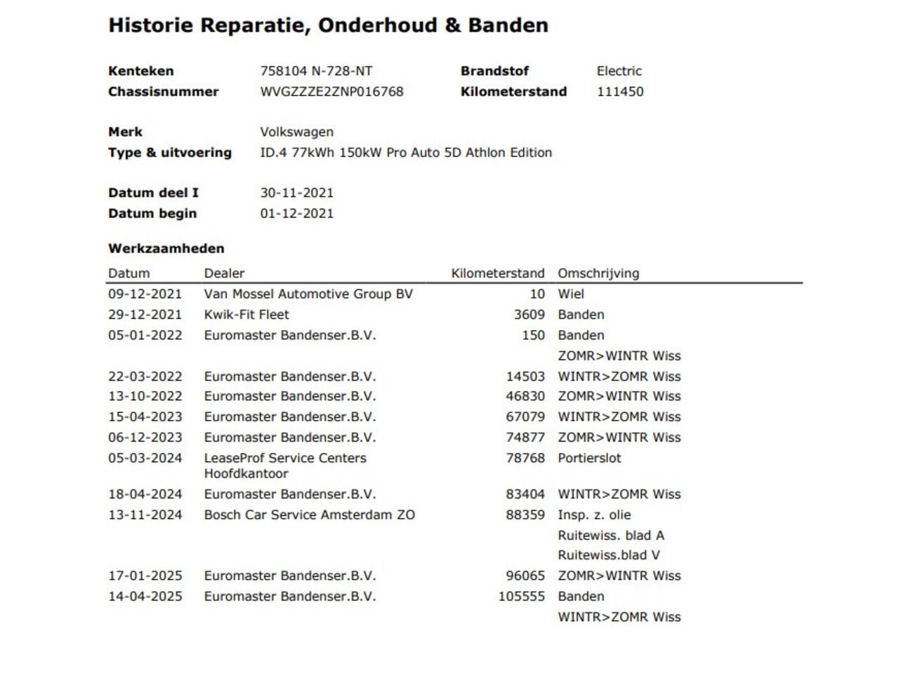 Volkswagen ID.4 Pro 77 kWh 3-Fase 1e-Eig. & Keurig-Onderh. BOVAG-Garantie. NL-Auto..