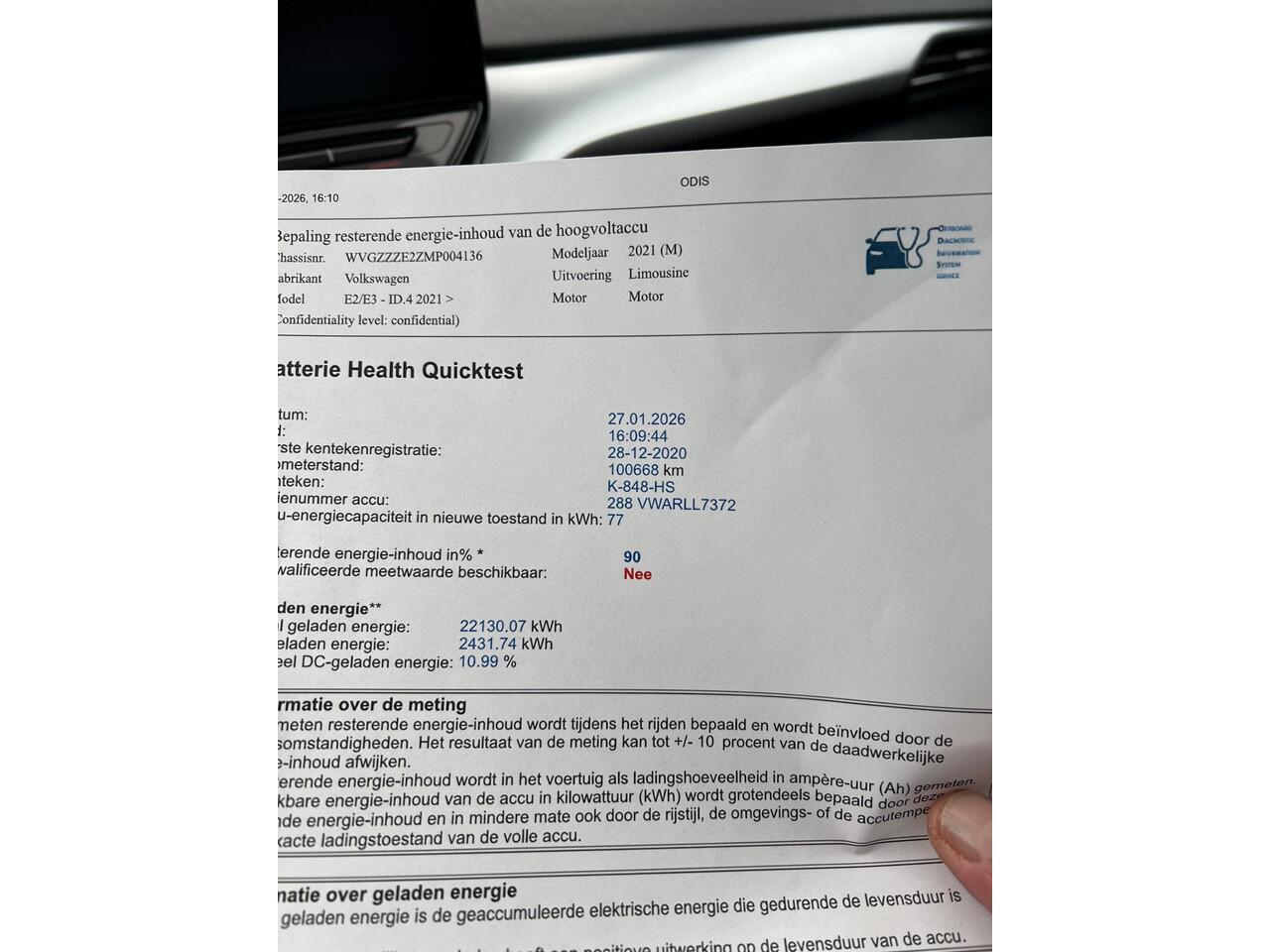 Volkswagen ID.4 1st Max 77 kWh 204pk SOH 90% Panoramadak Trekhaak