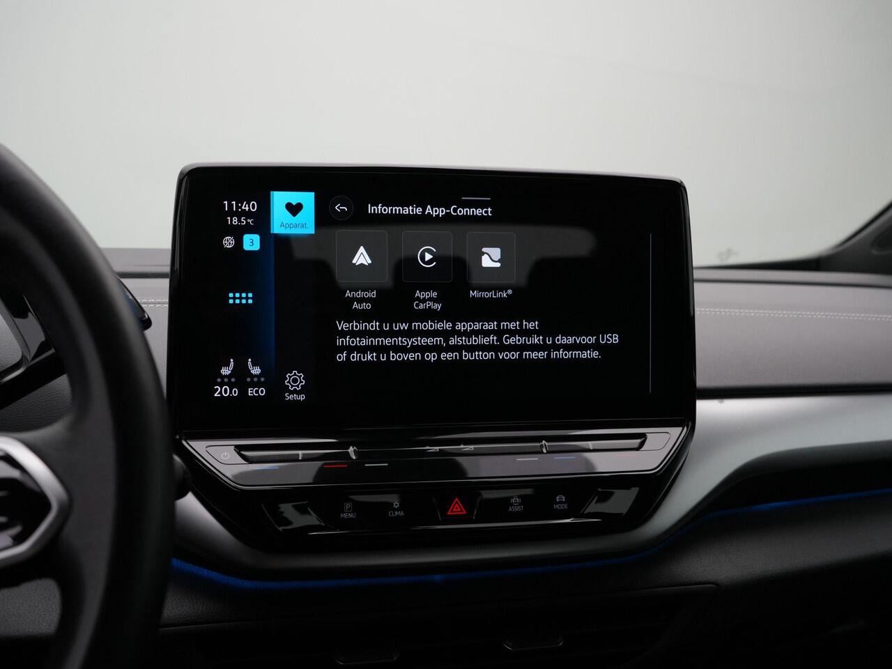 Volkswagen ID.5 Pro 77 kWh 204 pk | Geheugen-/massagestoelen | Stuur-/stoelverwarming | Achteruitrijcamera | Navigatie