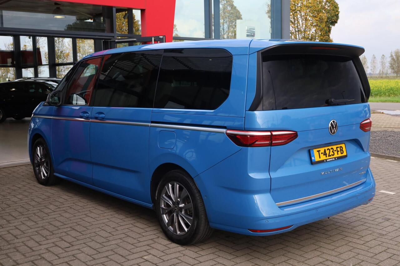 Volkswagen MULTIVAN 1.4 eHybrid L2H1 Style PL ¤1220 p/m* 160KW/217PK Hybride, Harman en Kardon, 6p, elektrische klep met easy open, draadloos laden, adaptief onderstel, veiligheidspakket, side assist, vol leder, elektrisch verstelbare stoelen voor, stoel ventilatie, privacy 