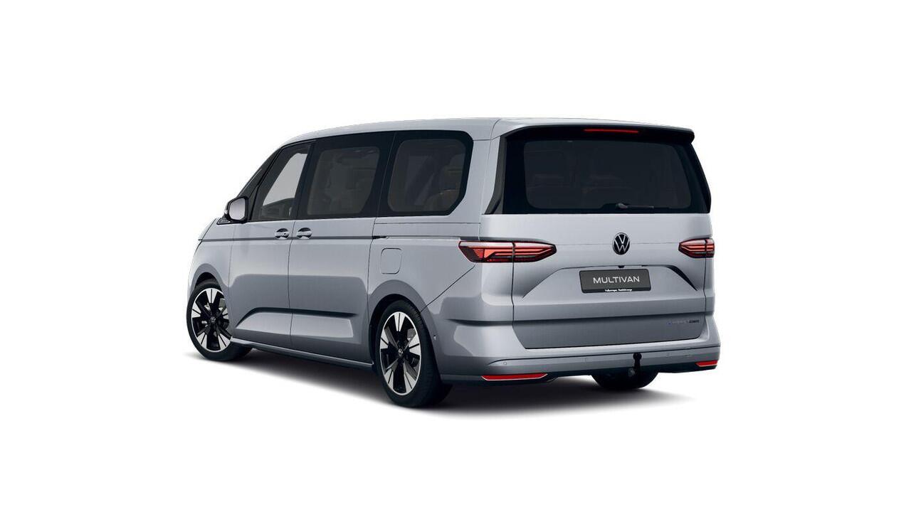 Volkswagen MULTIVAN Bedrijfswagens Bulli L2 1.5 Ehybrid 180kW 245 pk DSG 4 motion | Easy Open Paket Basis | Multifunctionele verschuifbare tafel in passagiersruimte | Navigatiesysteem '' Discover Pro'' | Privacy Plus glas (90%) vanaf B-stijl |