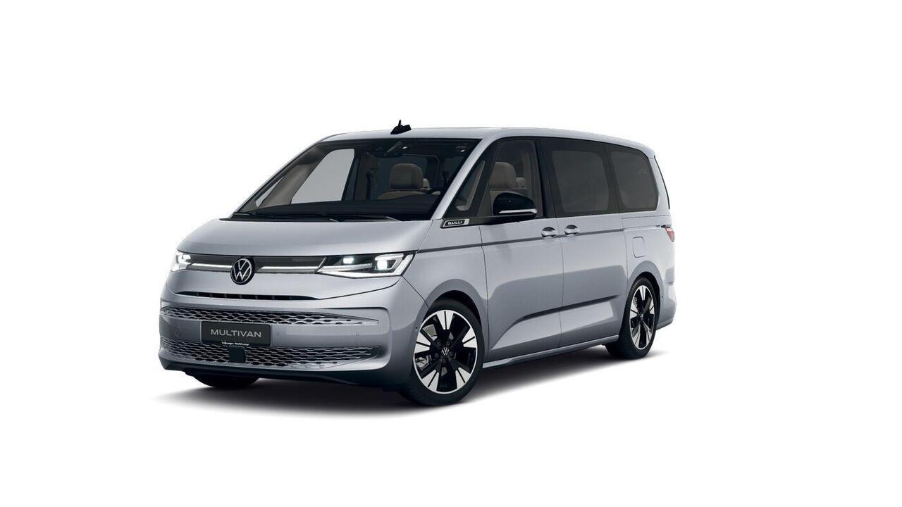 Volkswagen MULTIVAN Bedrijfswagens Bulli L2 1.5 Ehybrid 180kW 245 pk DSG 4 motion | Easy Open Paket Basis | Multifunctionele verschuifbare tafel in passagiersruimte | Navigatiesysteem '' Discover Pro'' | Privacy Plus glas (90%) vanaf B-stijl |