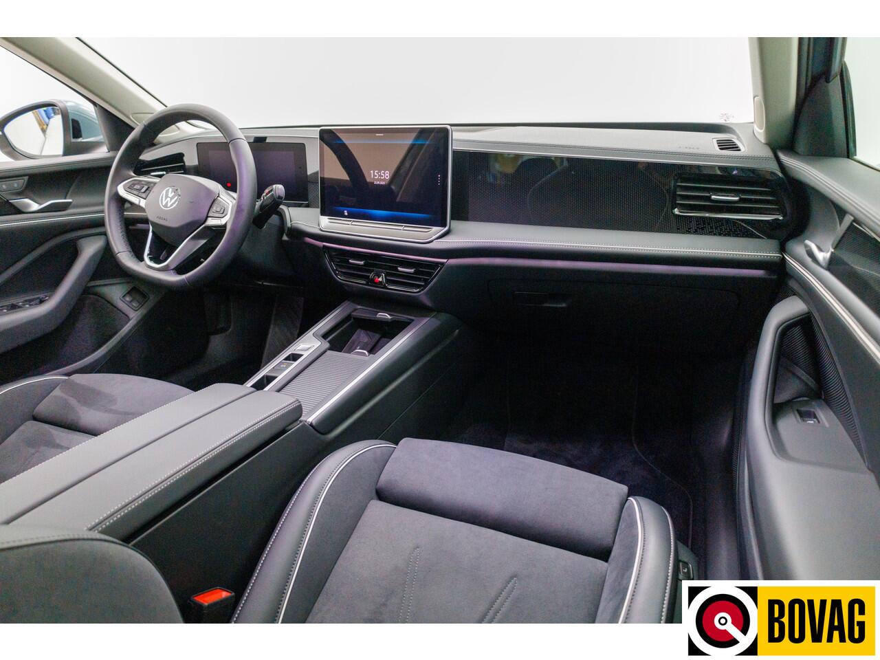 Volkswagen PASSAT Variant 1.5 eHybrid Business 204 PK | Facelift | Travel assist | Stoel &stuurverw. | Elec. klep | Ergo Active stoel met massage, Adaptieve cruise, Camera, Sfeerverlichting