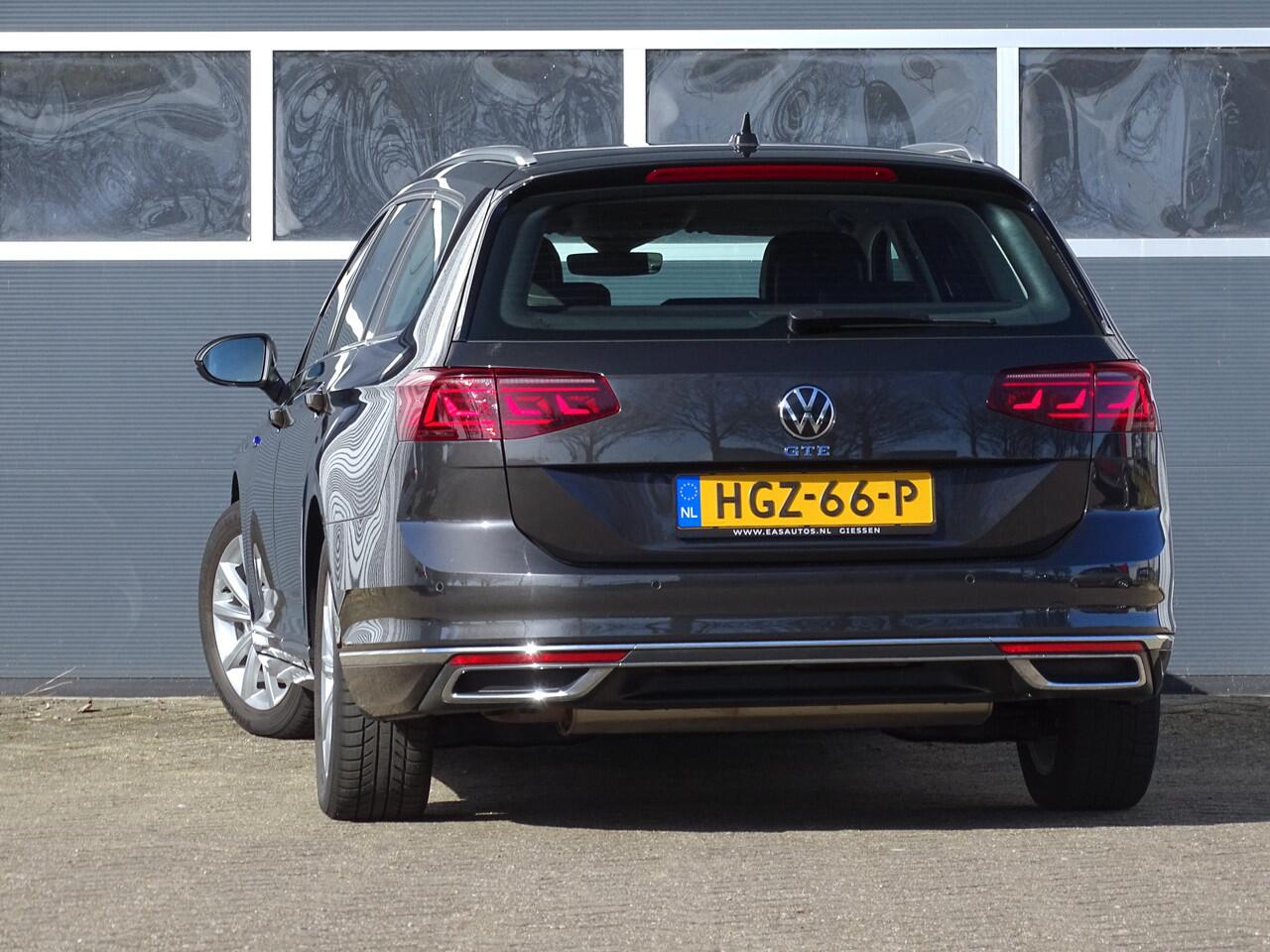 Volkswagen PASSAT Variant 1.4 TSI PHEV GTE Business | Elektrische trekhaak | Park Assist | Adaptive cruise | Ergocomfort stoel | 360 cam | Achteruitrijcamera | Lederen bekleding / alcantara bekleding | DAB | Apple CarPlay | Lane Assist | Side Assist | Elektrisch bedienbare