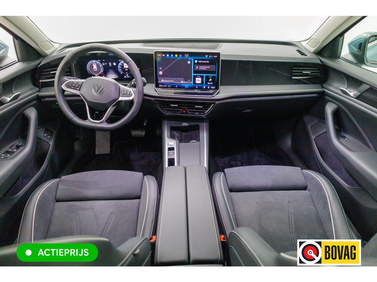 Volkswagen PASSAT Variant 1.5 eHybrid Buss. 204 PK automaat | Facelift | Travel assist | Stoel &stuurverw. | Elec. klep | Ergo Active stoel met massage, Adaptieve cruise, Camera, Sfeerverlichting
