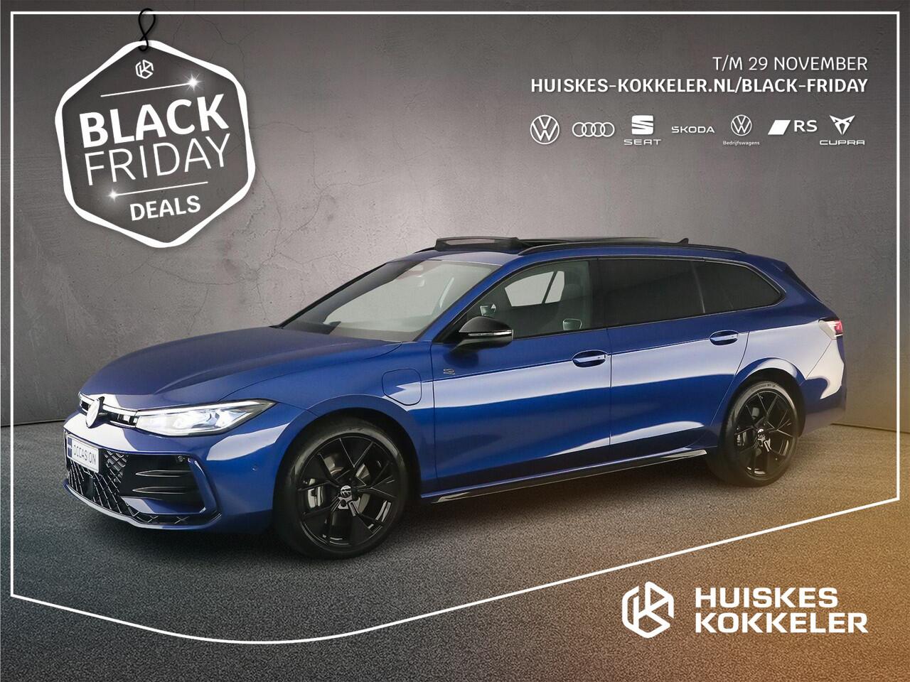 Volkswagen PASSAT Variant R-Line Edition 1.5 TSI eHybrid 272pk DSG Automaat Trekhaak, Panoramadak, LED matrix koplampen, Black Style, Adaptive cruise control