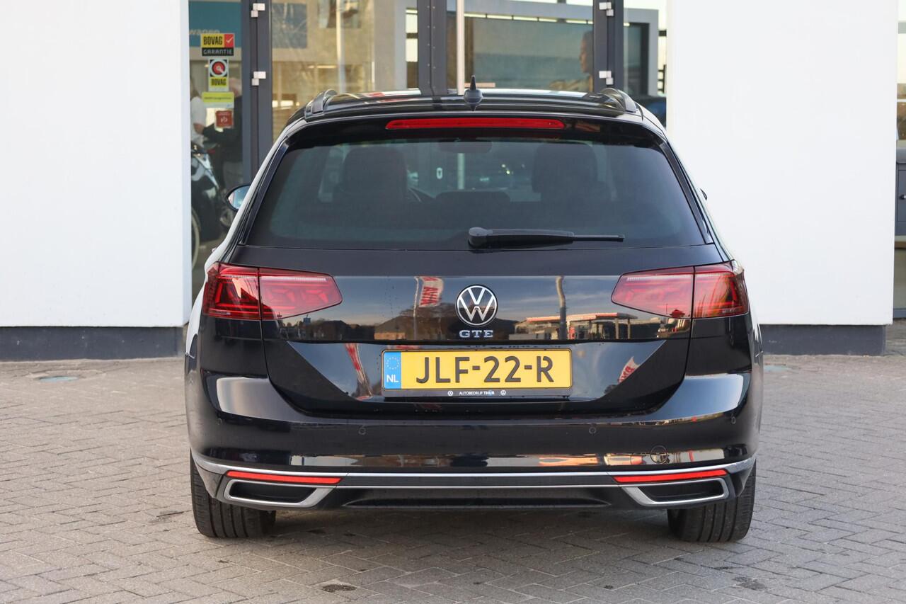 Volkswagen PASSAT Variant 1.4 TSI PHEV GTE Business PL ¤608 p/m* 218PK / 160kW DCC adaptief onderstel area view rondom zicht camera vol lederen bekleding elektrisch verstelbaar met memo functie IQ drive easy open met elektrische klep en keyless acces en go zwarte dakhemel 