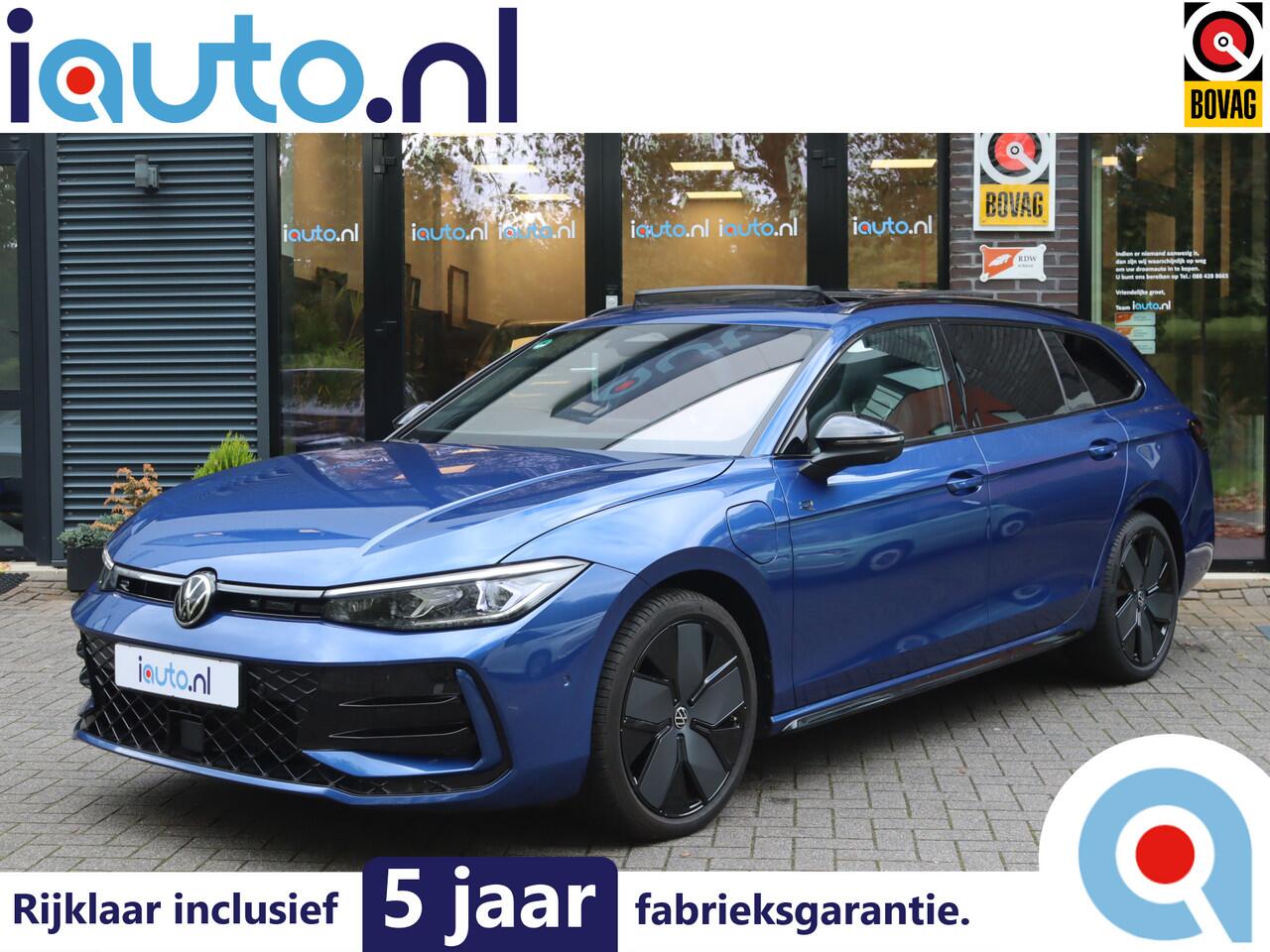 Volkswagen PASSAT Variant 1.5 eHybrid 272PK R-Line Edition Black Style Leder/Pano/IQ.Light/360/Head-up/HK/Navi Max/ACC/19"/Trekhaak wegkl.