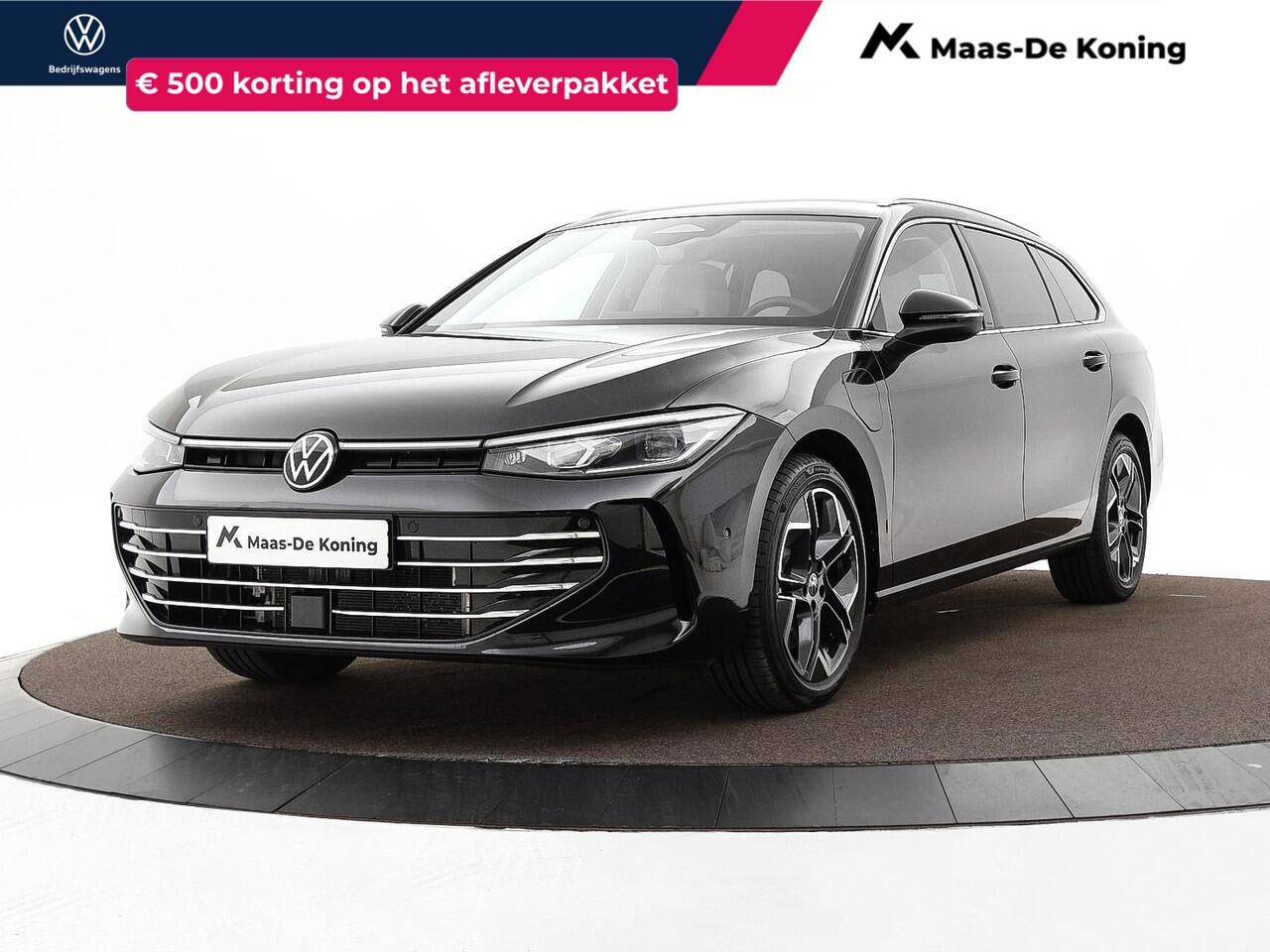 Volkswagen PASSAT Variant 1.5 272pk DSG eHybrid Elegance Business · Leder · Massage · Stoelventilatie · Elek. Trekhaak · Elek. Achterklep · Apple/Android Car Play · Navigatie · 18'' Inch ·