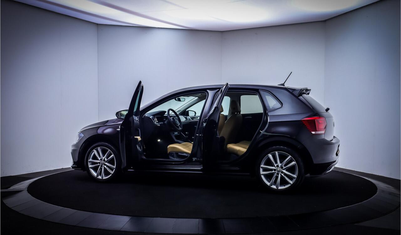 Volkswagen POLO 1.0TSI Highline Business R 1e EIG | ORIGINEEL NL | CARPLAY | LEDER | STOELVERW | ACC | NAVI | DAB | CLIMA | LMV 17''