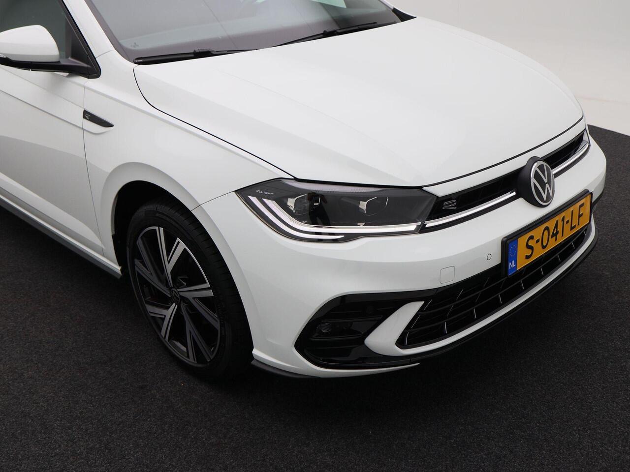 Volkswagen POLO 1.0 TSi Automaat R-Line Business | IQ Led | Adaptive Cruise | Stoel Verwarming | Camera | Carplay | Navigatie | Parkeersensoren | 17 Inch | 15.570 Km!!