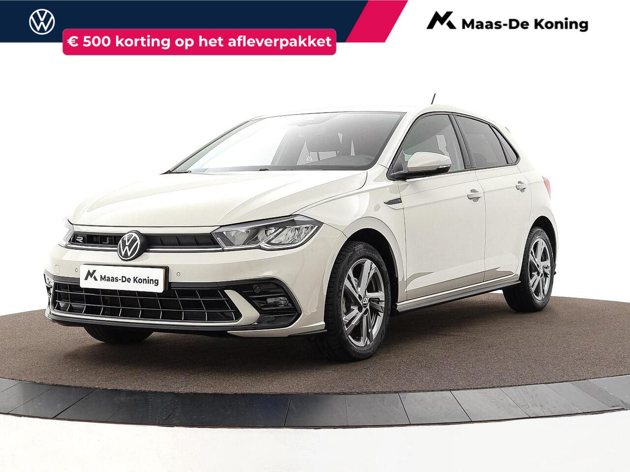 Volkswagen POLO 1.0 TSI 95pk DSG R-Line · Apple/Android Car Play · Navigatie · P-Sensoren · ACC · Climatronic · 16'' Inch · Garantie t/m 10-01-2027 of 100.000km