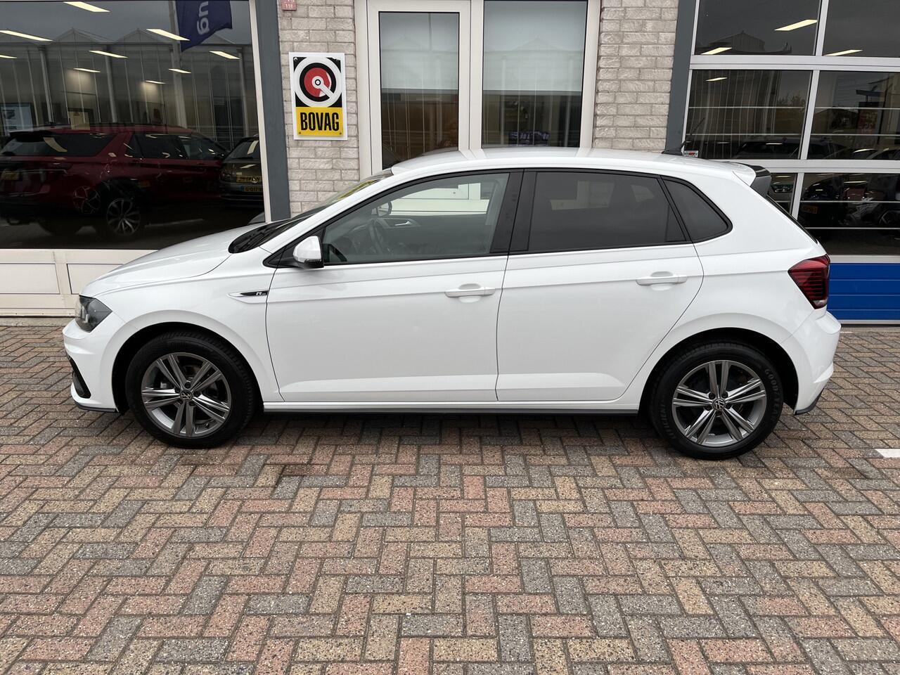 Volkswagen POLO 1.0 TSI R-Line Edition / AUTOMAAT/ APP CONNECT/ ADAPT. CRUISE/ GETINT GLAS/ NAVI/ 16" LMV