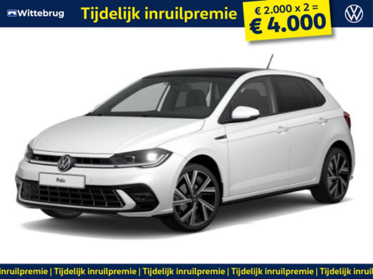 Volkswagen POLO !!!¤ 4.000 Inruilpremie!!! 1.0 TSI R-Line !!!Profiteer ook van 4.000 EURO inruilpremie!!!