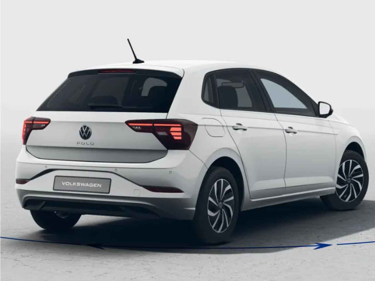 Volkswagen POLO Life Edition 1.0 TSI 95 PK 5 versn. Hand · Achteruitrijcamera · Draadloze telefoonlader · Stuurwiel functioneel ·