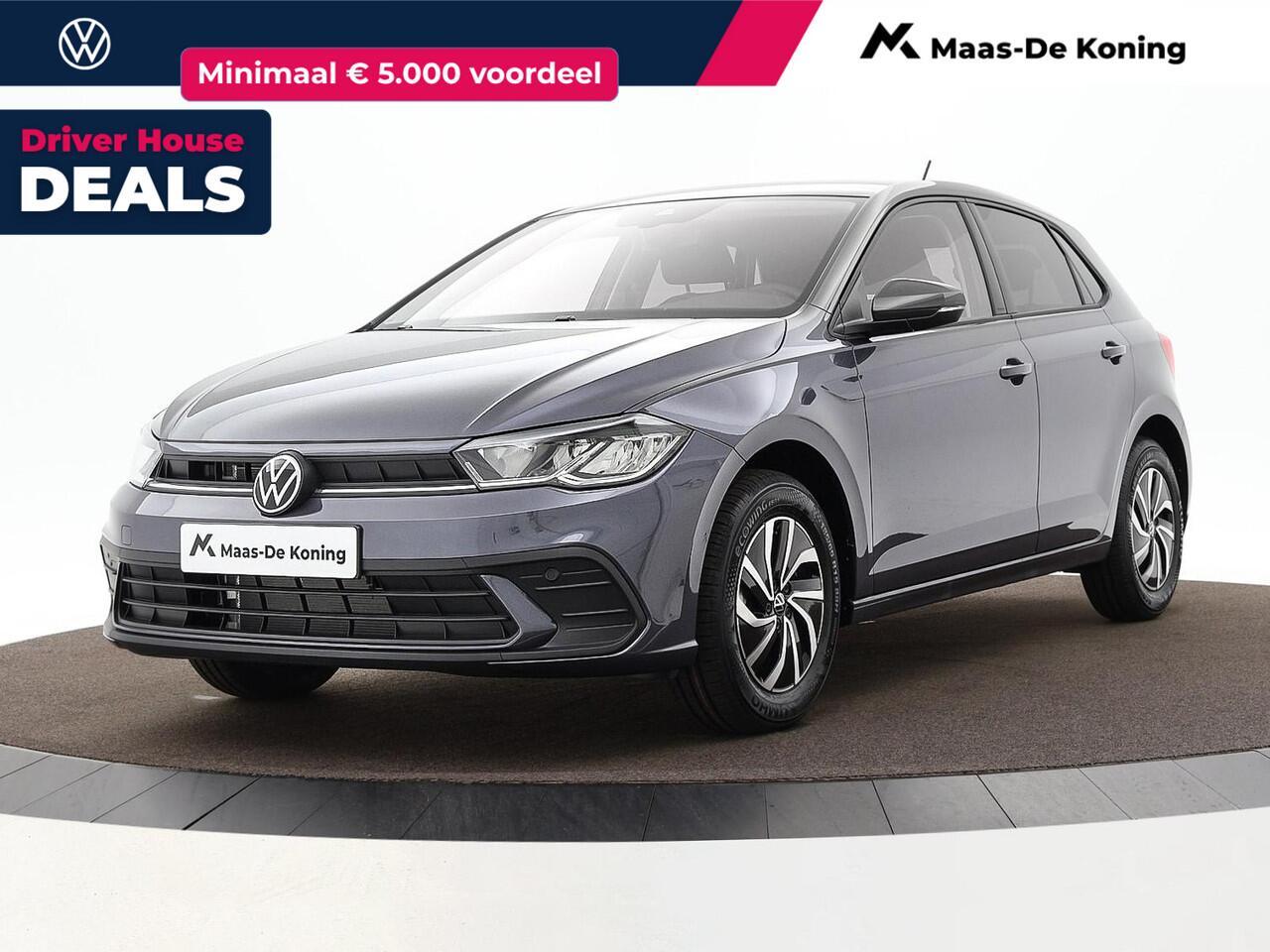 Volkswagen POLO Life Edition 1.0 TSI 95 pk 5 versn. Hand · Achteruitrijcamera · Parkeersensor achter · Velgen 'essex', 15 inch lichtmetaal ·