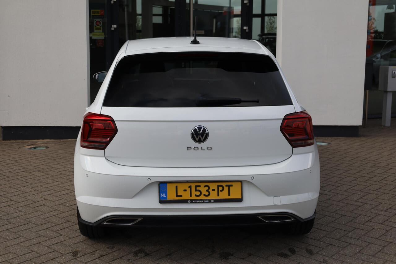 Volkswagen POLO 1.0 TSI Highline Business R PL ¤439 p/m* 95PK / 70kW 70KW/95PK DSG, privacy glas, digital cockpit, R-Line, zwarte hemel, half leder, 16" LMV sebring, NL auto, dealeronderhouden, climatronic, navigatie, pdc voor en achter.