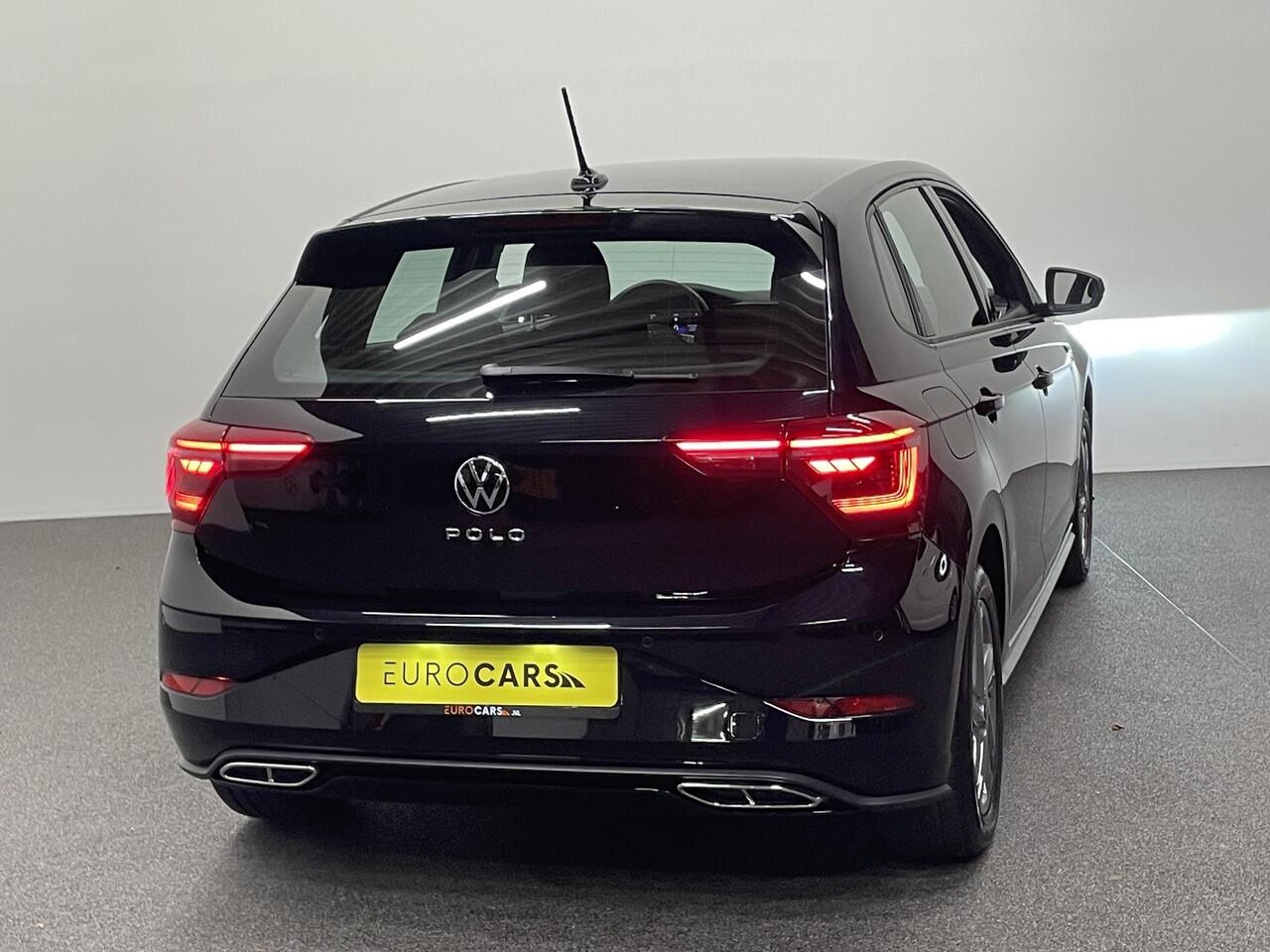 Volkswagen POLO 1.0 TSI R-Line DSG Navigatie Apple Carplay/Android Auto Camera Parkeersensoren Adaptive Cruise Control Matrix-LED-koplamp Lichtmetalen velgen Climate Control Getinte ramen