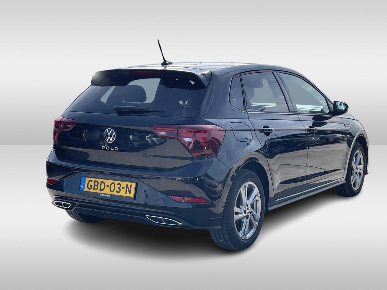 Volkswagen POLO 1.0 TSI R-Line / Achteruitrijcamera / Keyless / Stoelverwarming / Getint / Glas / 16'' LMV / VW