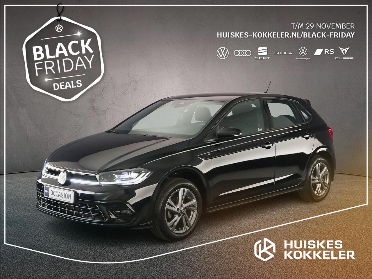 Volkswagen POLO R-Line 1.0 TSI 95pk DSG Automaat Adaptive cruise control, Achteruitrijcamera, LED matrix koplampen, Stoelverwarming, Parkeersensoren, App connect