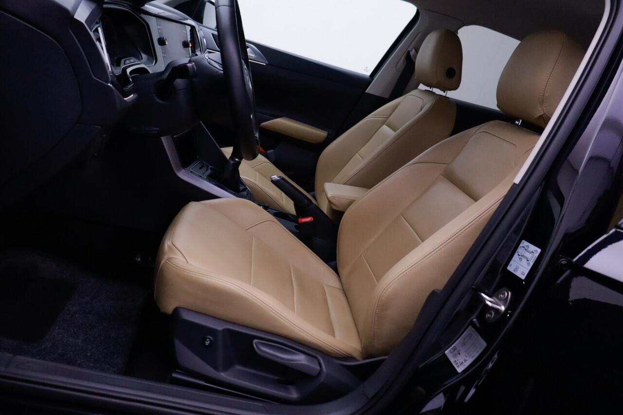 Volkswagen POLO 1.0TSI Highline Business R 1e EIG | ORIGINEEL NL | CARPLAY | LEDER | STOELVERW | ACC | NAVI | DAB | CLIMA | LMV 17''