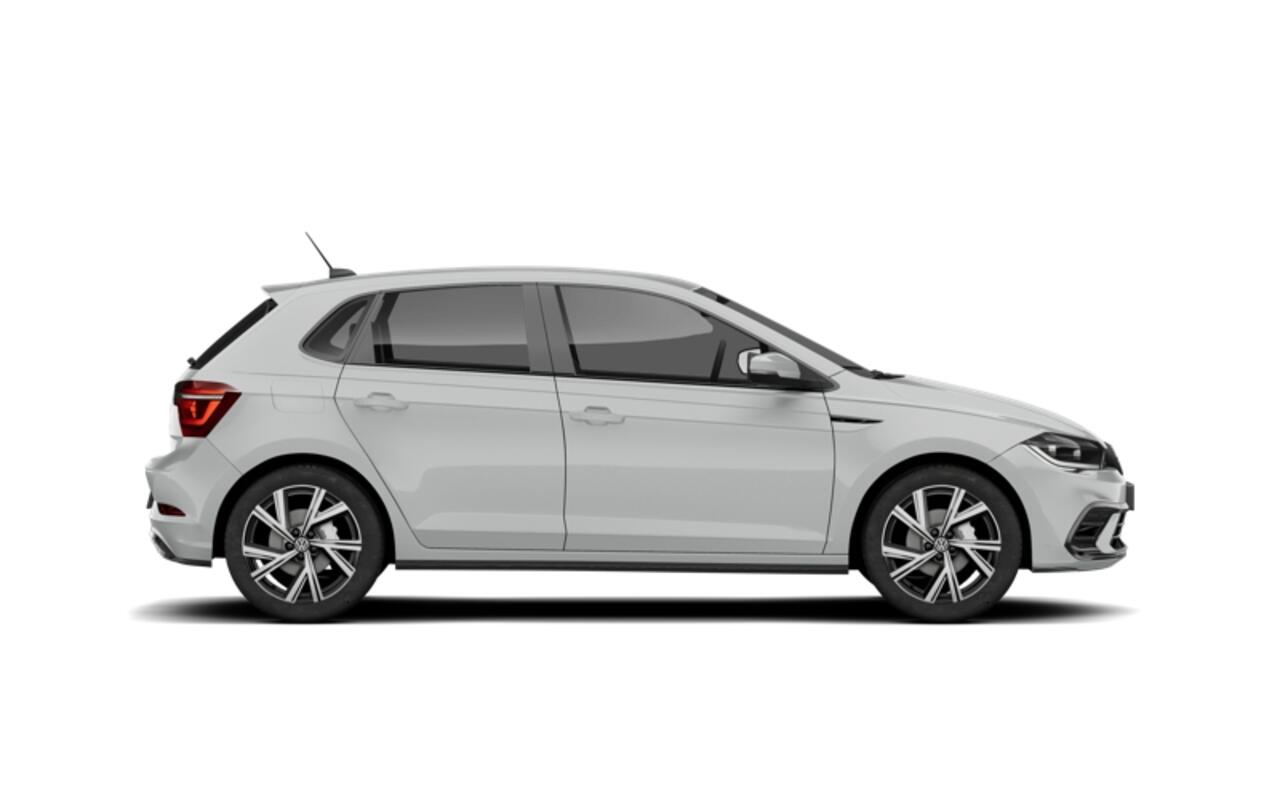 Volkswagen POLO R-Line | 'App-Connect' draadloze smartphone integratie | Achterlichten LED, luxe uitgevoerd incl. dynamische knipperlichten | Afstandscontrolesysteem (Front Assist)