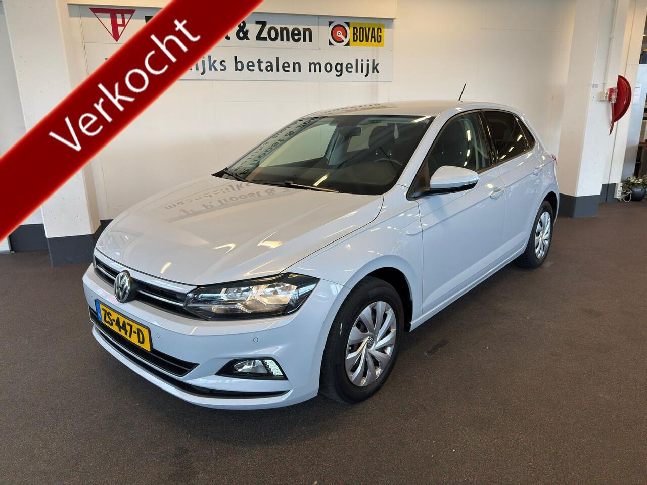 Volkswagen POLO 1.0 TSI Highline Orig.NL auto/Metallic wit/Navigatie/Apple car play/Climate control/Adaptive cruise control/Parkassist/Privacy glass/Spiegel verwarming