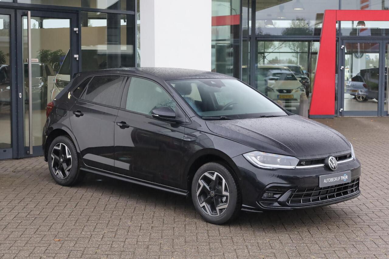 Volkswagen POLO 1.0 TSI R-Line 95PK / 70kW Keyless Entry & Start, adaptive cruise control met Stop&Go en stuurhulp, Apple Carplay & Android Auto, parkeersensoren voor + achter, LED koplampen, file assistent, extra getint glas achter, volledig digitaal instrumentenpaneel 